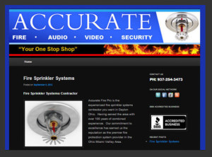 Fire Sprinkler Systems Dayton Ohio